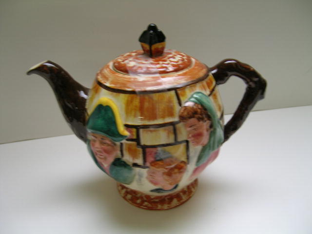 Vintage Oliver Twist Teapot and Milk Jug