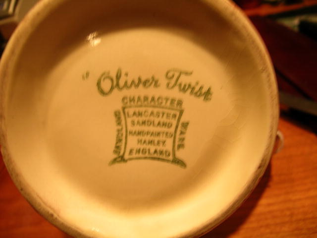 Vintage Oliver Twist Teapot and Milk Jug