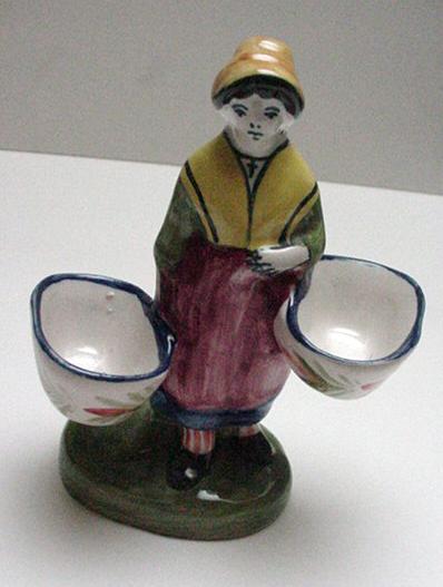 Quimper Figural Salts