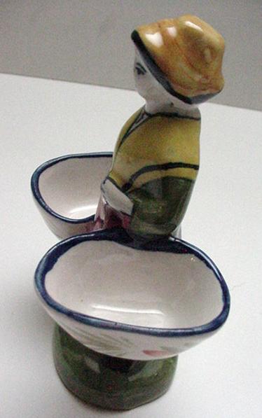 Quimper Figural Salts