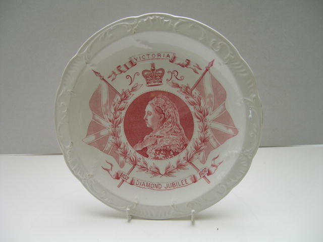 Queen Victoria Diamond Jubilee Plate