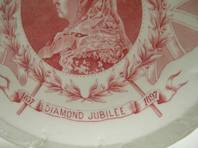 Queen Victoria Diamond Jubilee Plate