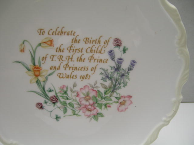 Commemorative Plate Celebrating Birth of