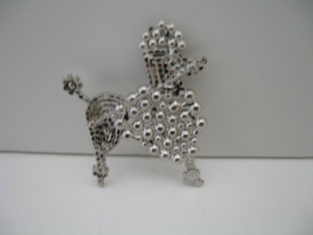 Butler and Wilson White Poodle Brooch