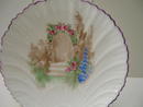 Shelley Large Oyster Plate Archway of Roses
