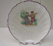 Shelley China Large Oyster Plate Romantic