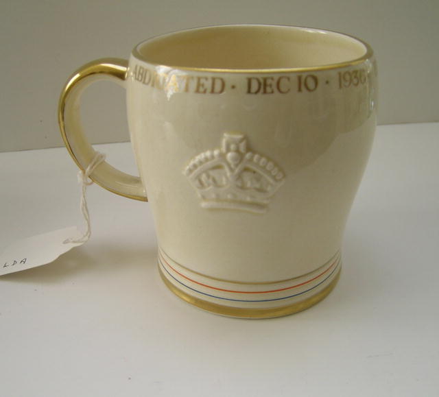 Edward VIII Coronation and Abdication Mug