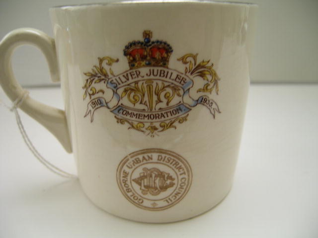 George V Silver Jubilee Mug