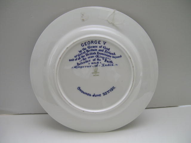 Wedgwood Large King George V Plate