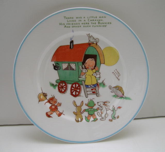 Shelley Mabel L. Attwell Child's Plate