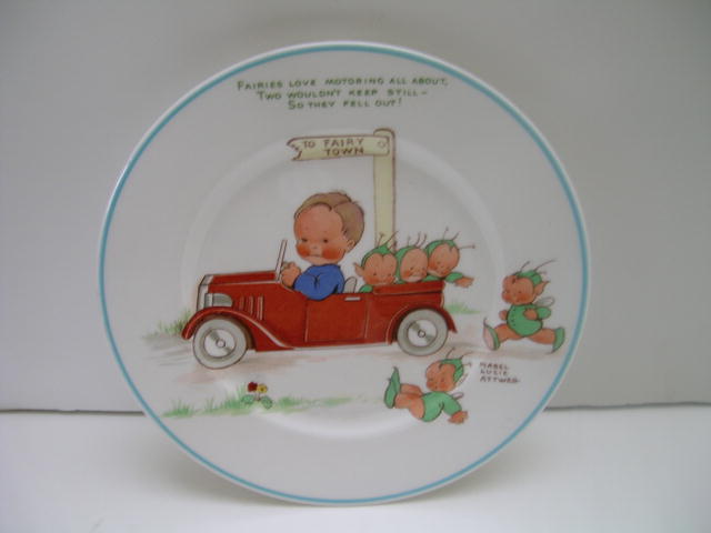 Shelley Mabel Lucie Attwell Child's Plate
