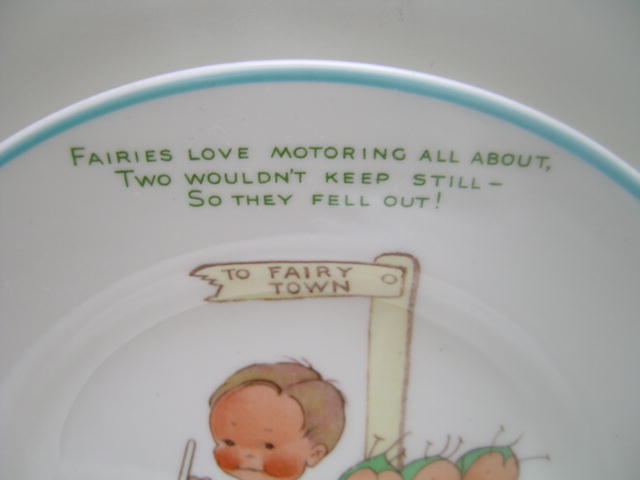 Shelley Mabel Lucie Attwell Child's Plate