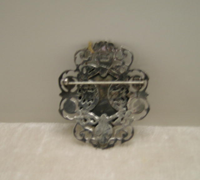 Victorian Sterling Cameo Brooch