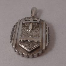 Victorian Sterling Silver Buckle Locket