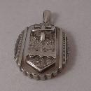 Victorian Sterling Silver Buckle Locket