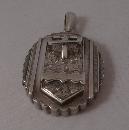Victorian Sterling Silver Buckle Locket