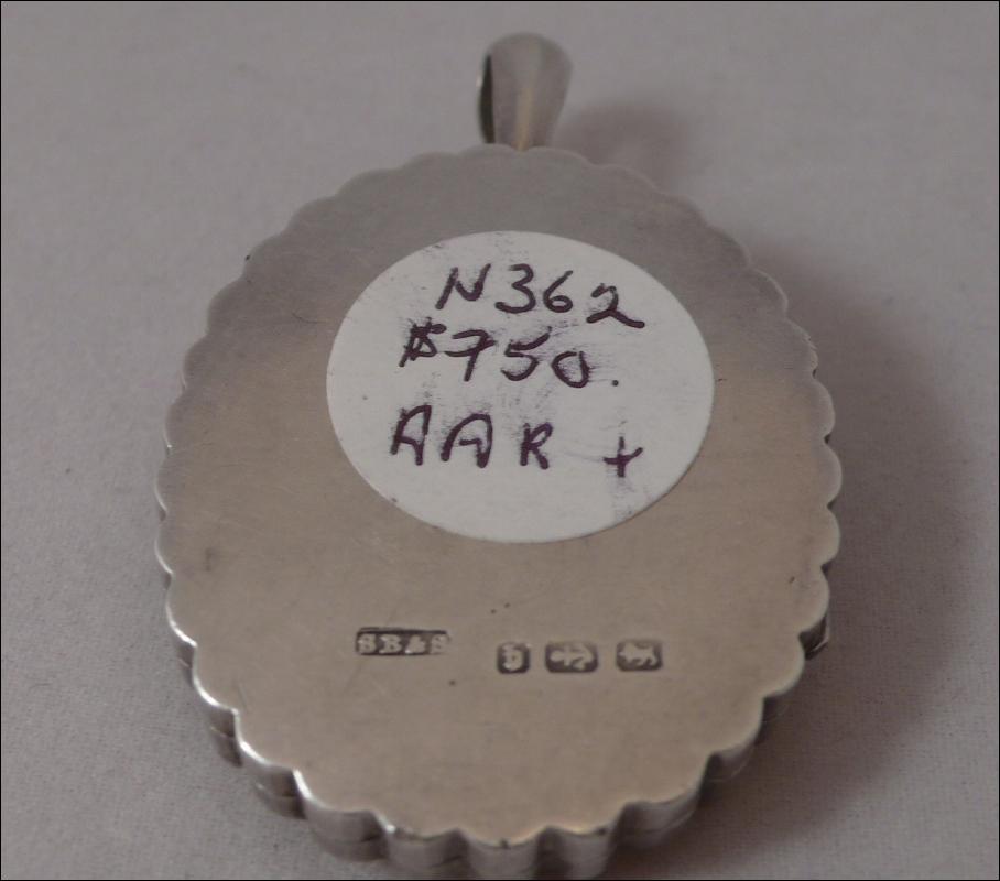 Victorian Sterling Silver Buckle Locket