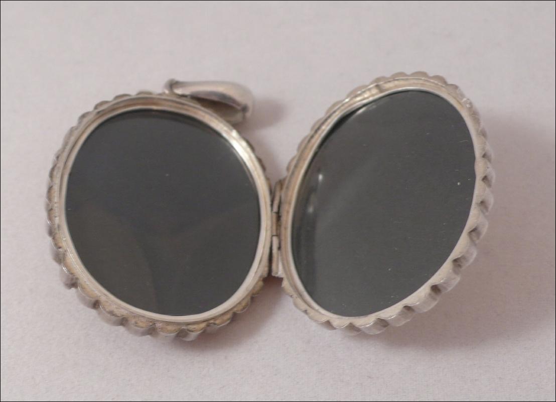 Victorian Sterling Silver Buckle Locket