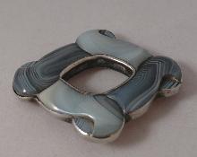 Victorian Scottish Agate Brooch