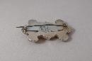 Victorian Scottish Agate Fleur de lis Brooch