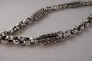 Vctorian Silver Plate Prince Albert Necklace