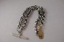 Vctorian Silver Plate Prince Albert Necklace
