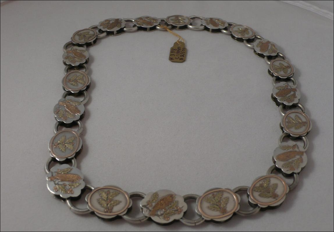 Victorian Silver & Gold Overlay Collar