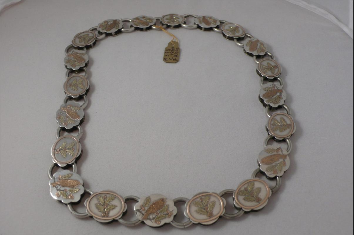 Victorian Silver & Gold Overlay Collar