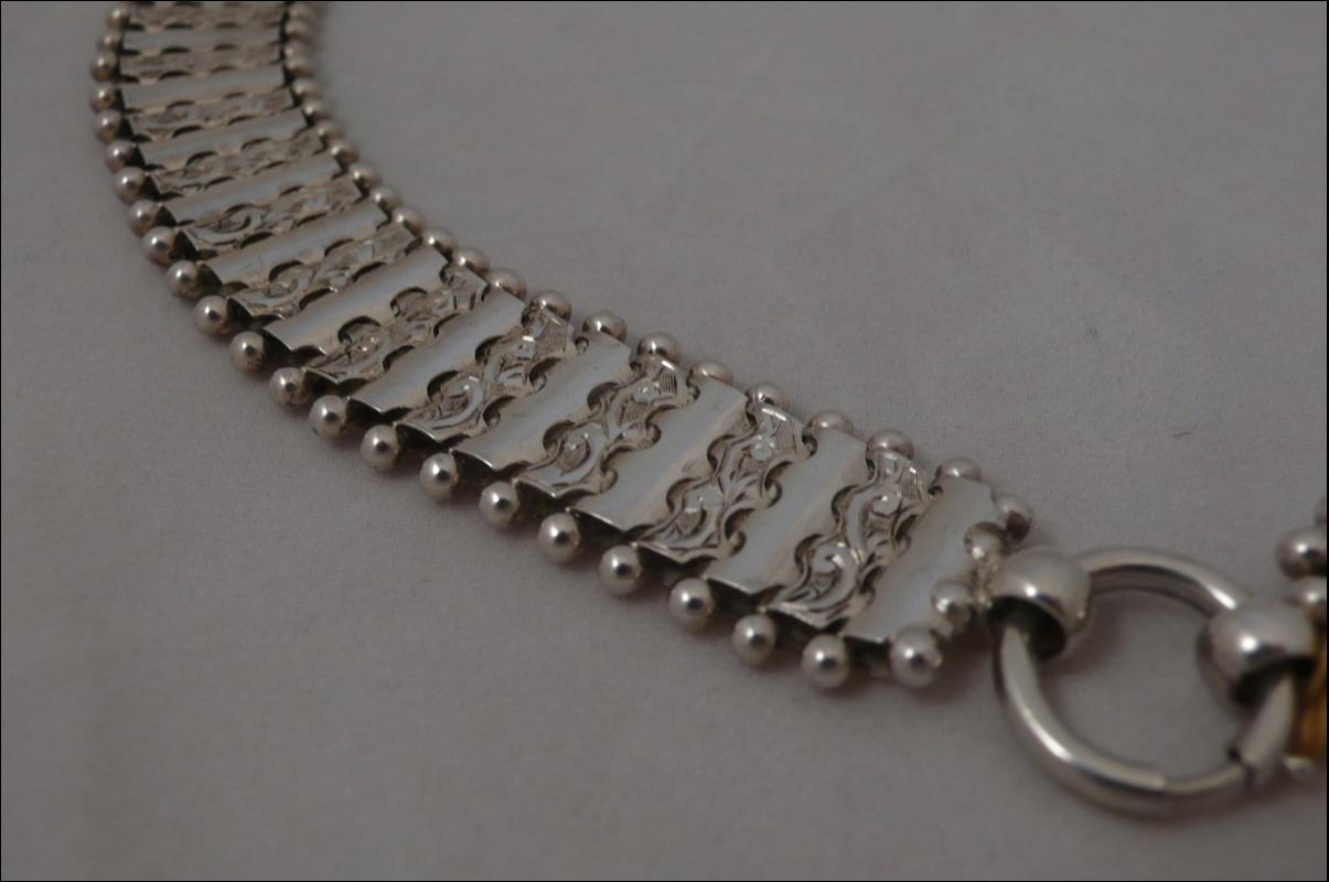 Victorian Sterling Silver Collar