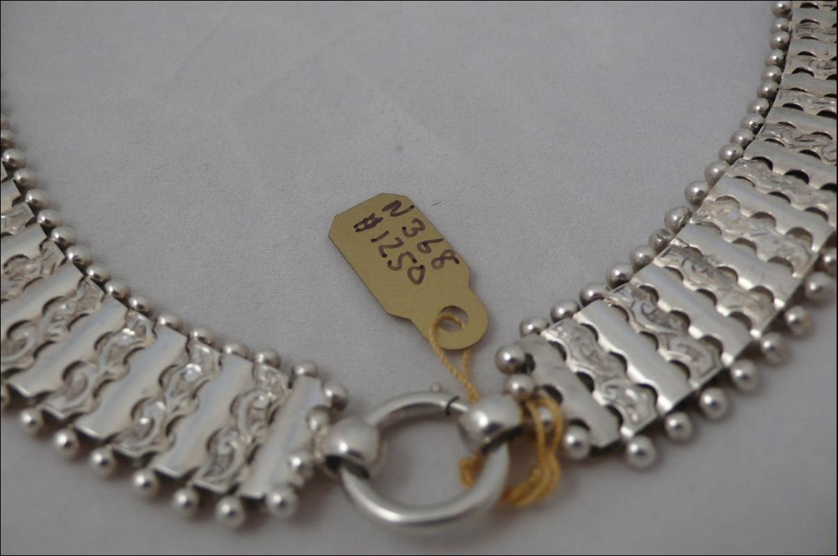 Victorian Sterling Silver Collar