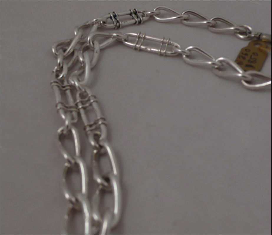 Victorian Sterling Silver Albert Chain