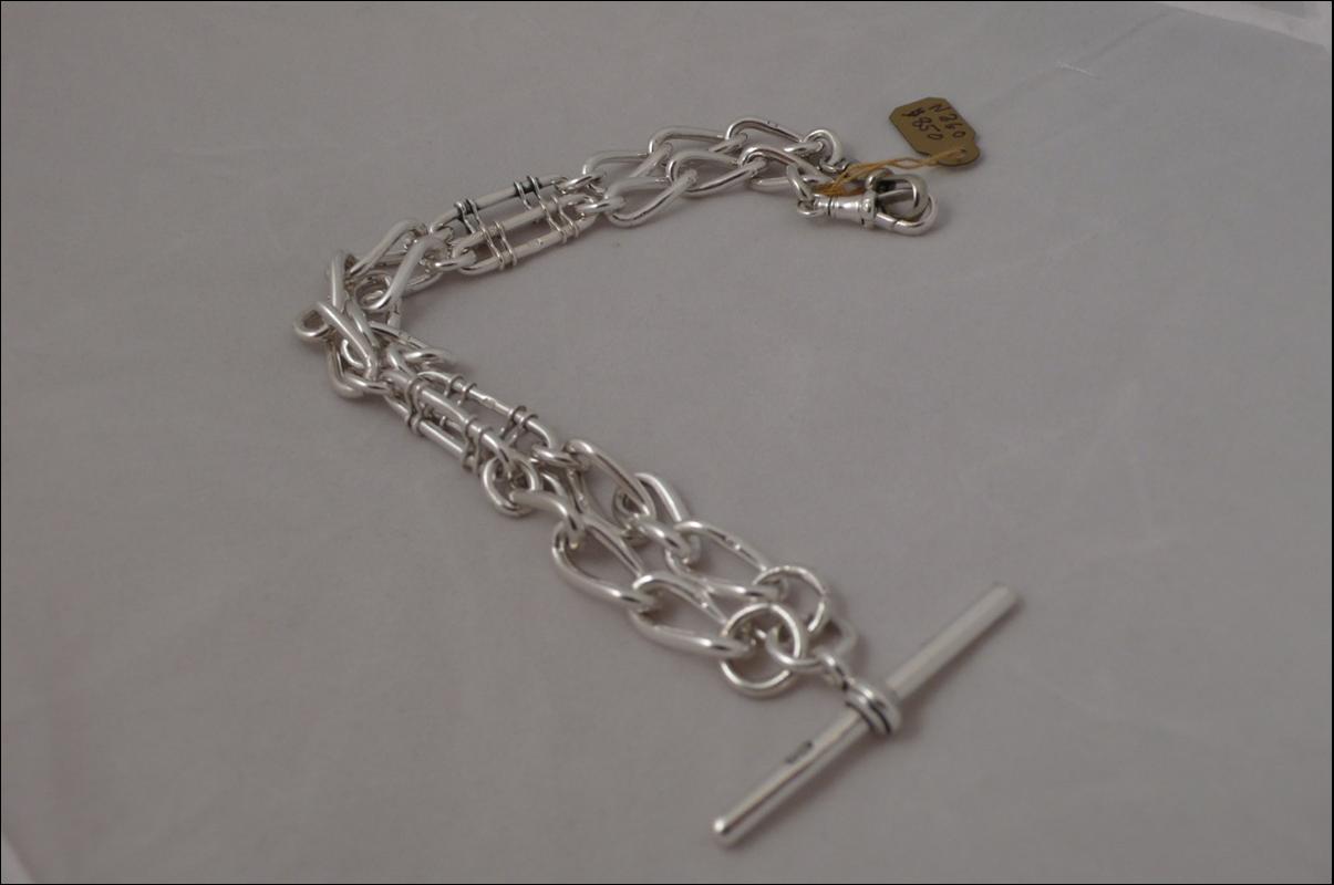 Victorian Sterling Silver Albert Chain