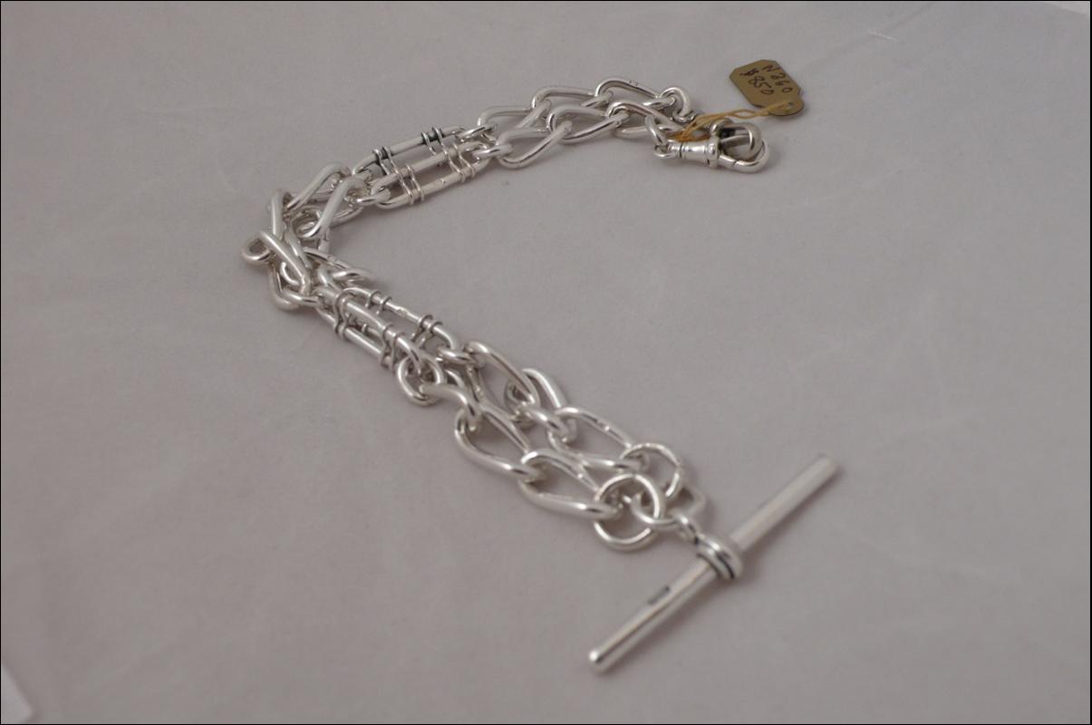 Victorian Sterling Silver Albert Chain