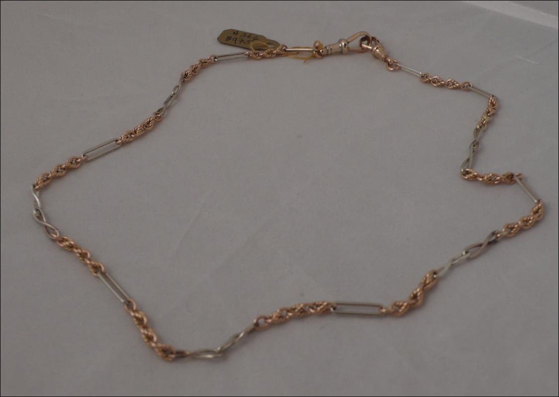 Victorian Gold and Silver Chain