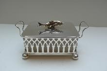 Victorian Silver Plated Sardine Dish