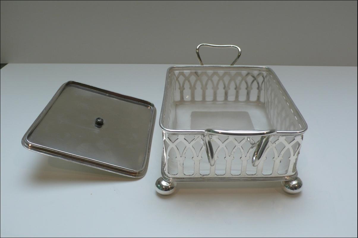 Victorian Silver Plated Sardine Dish
