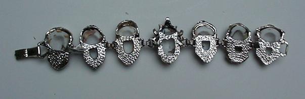 Vintage Chinese Faces Bracelet