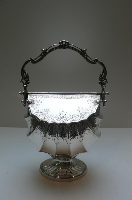 Victorian Silver lated Biscuit Box