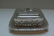 Victorian Silver Plate Sardine Box