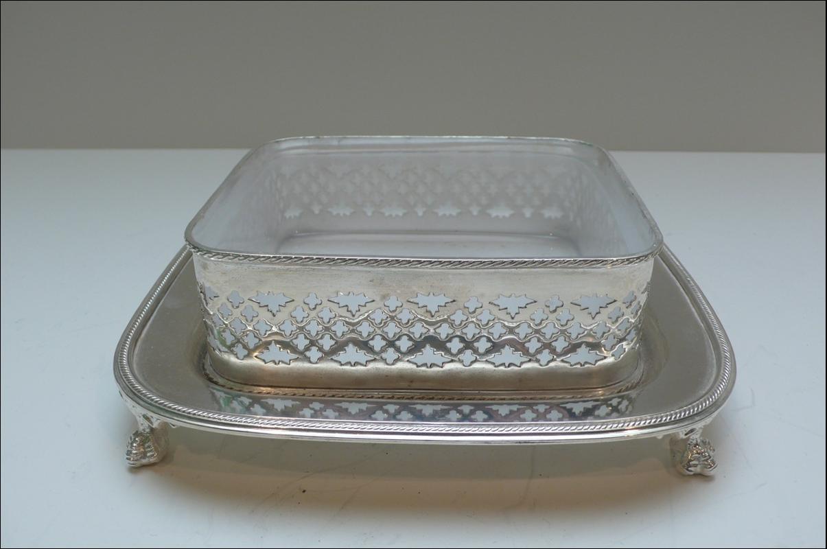 Victorian Silver Plate Sardine Box