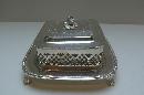 Victorian silver plate sardine boxv