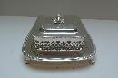 Victorian silver plate sardine boxv