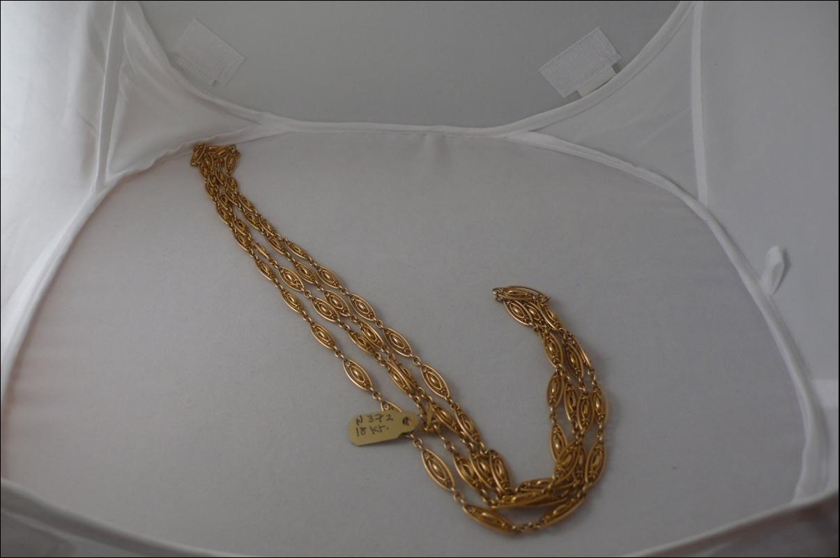 Victorian 18 KT. Gold Longguard Chain
