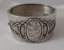 Victorian Silvre Wide Bangle