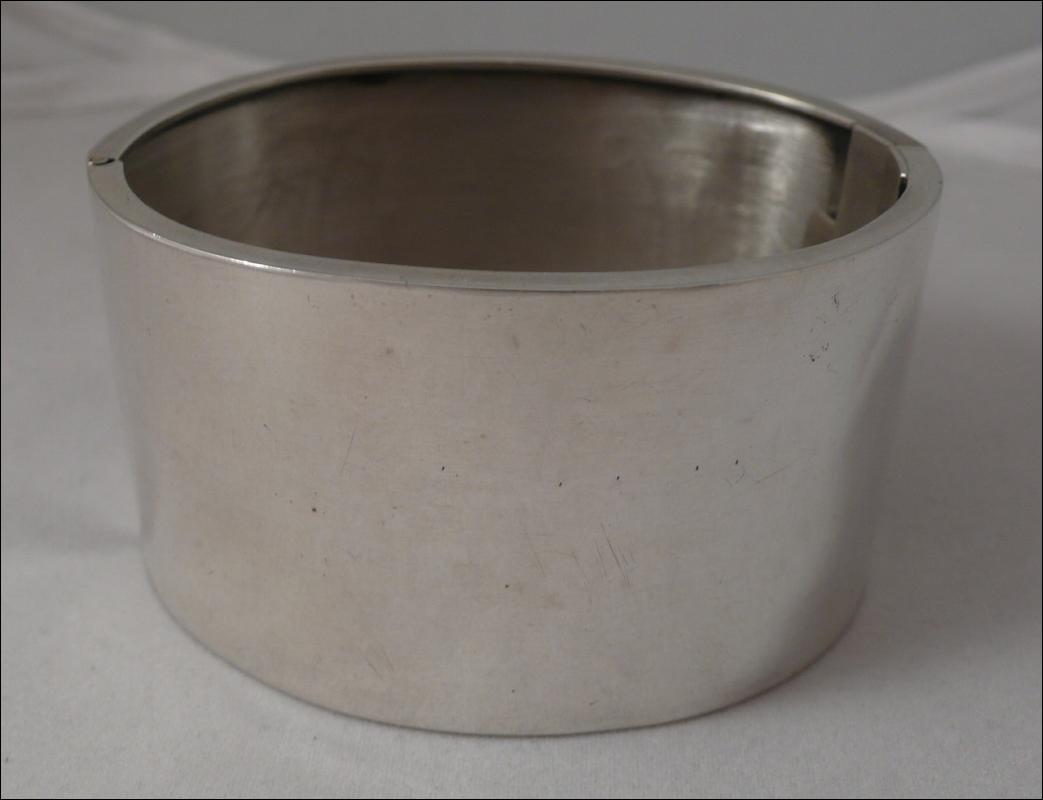 Victorian Silvre Wide Bangle