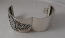 Victorian Silvre Wide Bangle