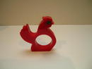 Bakelite Vintage Red Chicken Napkin Ring