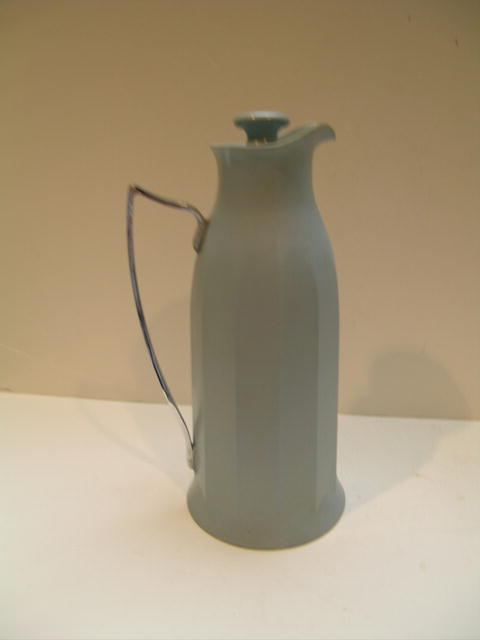 English Bakeite Vintage Blue Thermos
