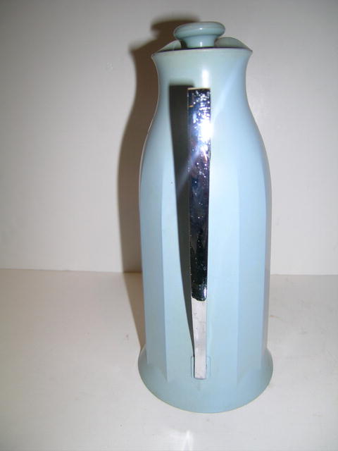 English Bakeite Vintage Blue Thermos