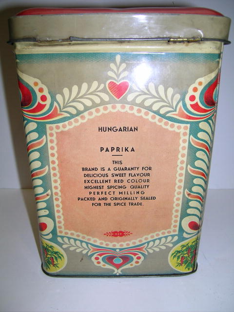 Hungarian Paprika Tin